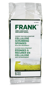 Cellulose Scrub Sponge, 6-pk