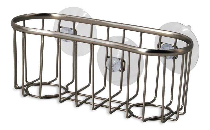 Chrome Sponge & Dishwand Holder / Caddy X0148