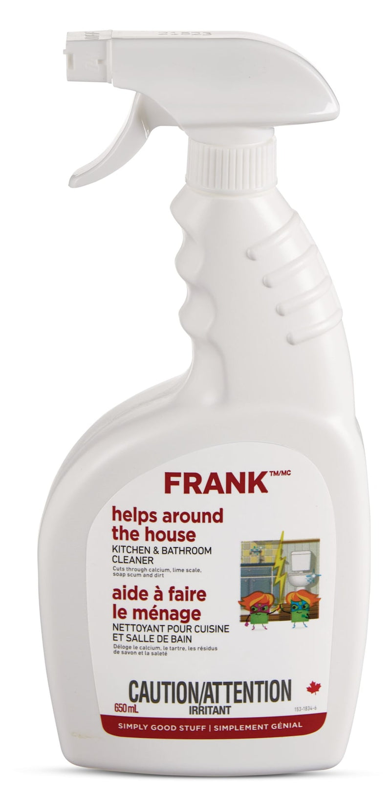 Multi-Surface Kitchen & Bathroom Cleaner, 650-mL L8266