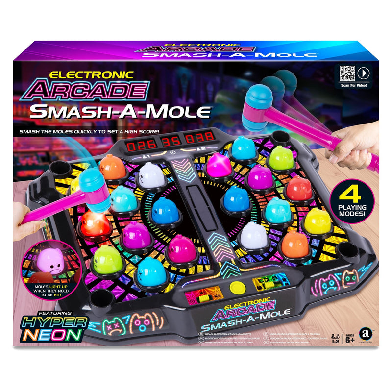 GAME Hyper Neon Series Electronic Arcade for Ages 6+ C5274