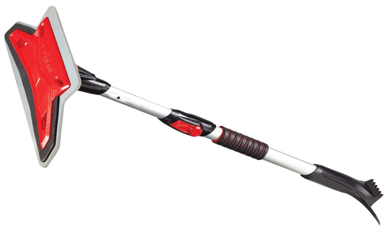 Telescopic Pivoting Head and Scratch-Free EVA Foam Snow Brush With Ice Scraper, 52-in E3544