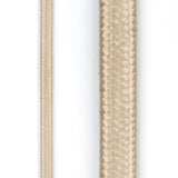 9-ft 16/2 Fabric Extension Cord, Right Angle Plug, 3 Outlets, Gold