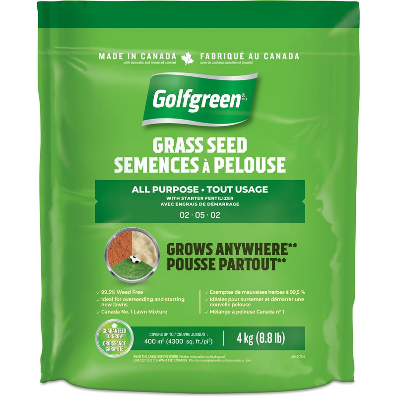 All Purpose Grass Seed, 4-kg V4828
