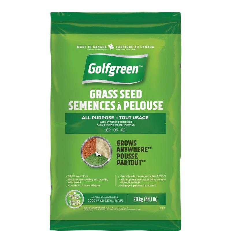 All Purpose Grass Seed with Starter Fertilizer, 20kg G2128