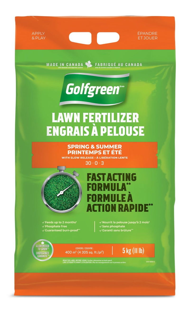 Lawn Fertilizer, 30-0-3, 5-kg S0703
