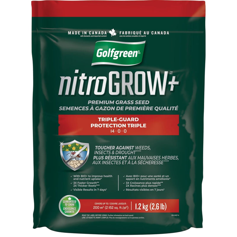 Nitrogrow+ Triple-Guard Grass Seed, 1.2kg G1756