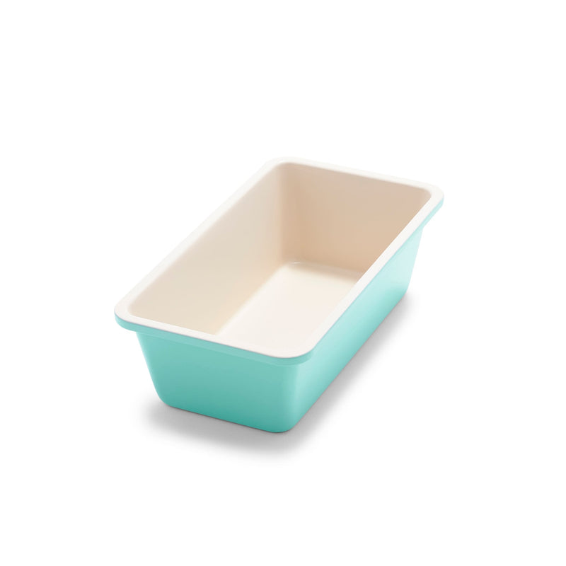 Teal Ceramic Non-Stick Loaf Pan, 9x4.92x2.71-in U5625