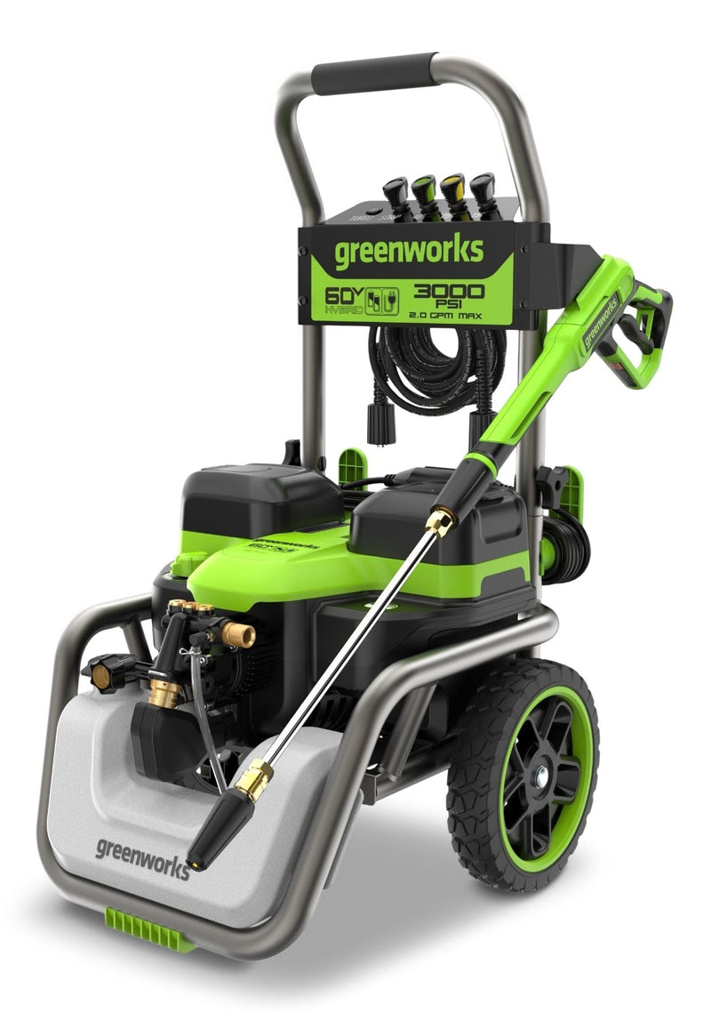 60V 3000PSI 2.0GPM Hybrid AC/DC Pressure Washer, Tool Only S4732