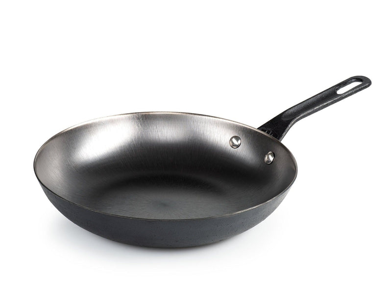 GSI Outdoors Guidecast Cast Iron Outdoor Camping Frying Pan, 10-in, Black Q6954