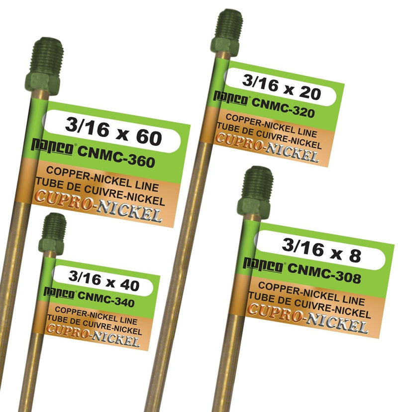 CNMC308 Nickel Brake Line, European, 8 x 3/16-in Please make sure this part fits your need U7270