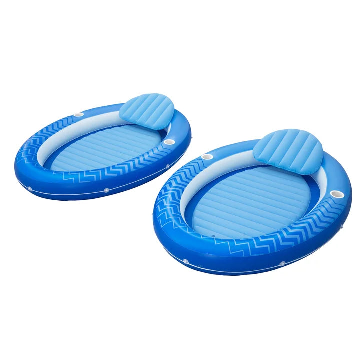 Comfort Plush Cover Lounge Float, 2 pack I7189
