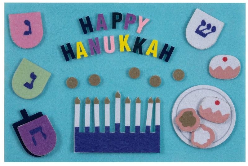 "Happy Hanukkah" Felt Interactive Activity Play Board Kit, 30-pc, for Hanukkah V0797
