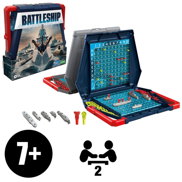 Games Battleship Classic Board Game, Strategy Game for Kids, Age 7+ B3398