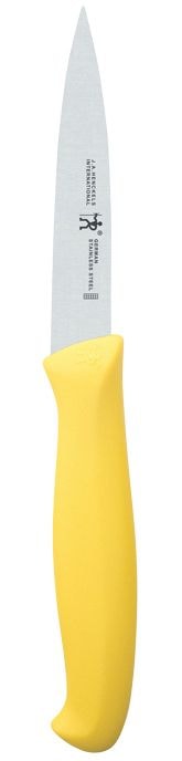 Stainless Steel Paring Knife, Dishwasher Safe, 3.5-in, Assorted Colours A0571