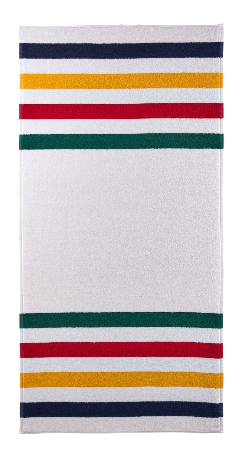 Stripes Beach Towel, Classic Horizontal, Multi-Coloured, 70-in x 40-in U4889
