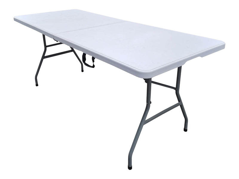 6-in White Folding Table with Easy Open/Close O6390