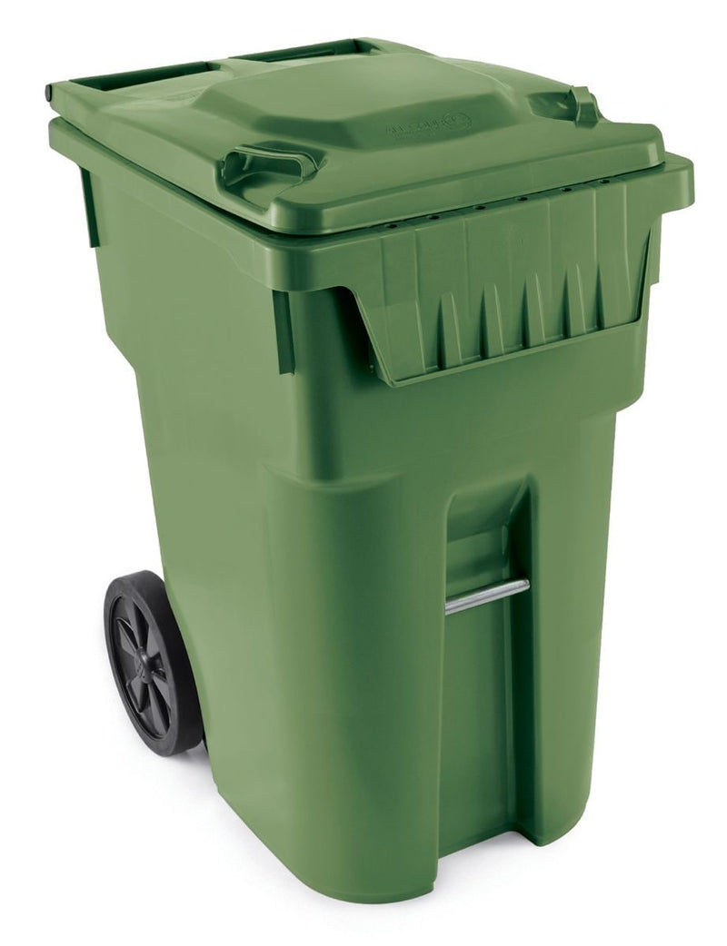 Mastercart Plastic Rectangular Wheeled Compost Bin/Recycling Bin, Assorted Colours, 360-L S8584