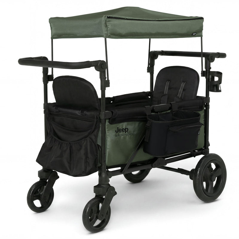 Deluxe Wrangler Wagon by Delta Children, Olive Green O6447