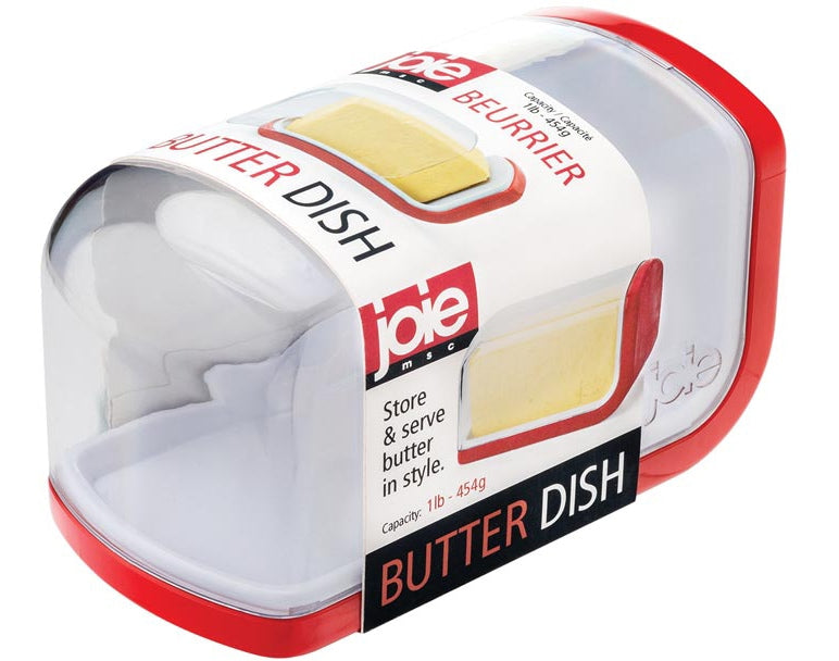 Covered Plastic Butter Dish, 1-lb Butter Capacity, BPA Free H8636