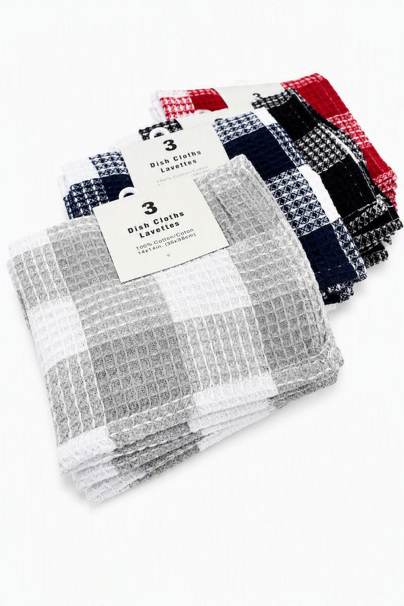 Jumbo Dishcloths, 3-pk, Assorted Colours Z1583