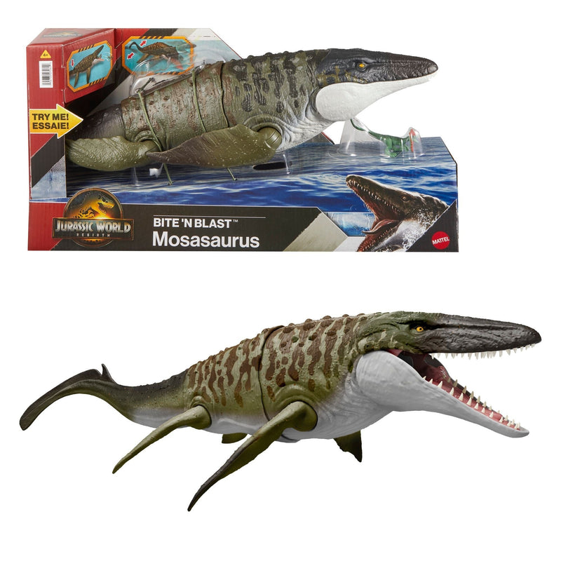 Bite 'N Blast Mosasaurus Toy for Ages 3+ B3675