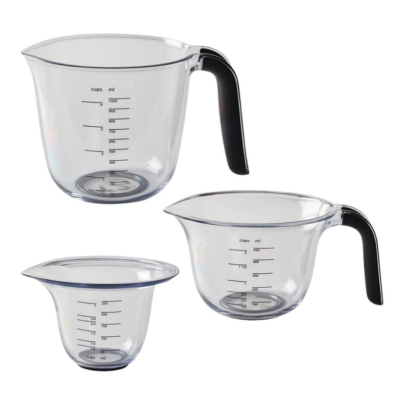 Plastic Measuring Cup Set, 3-pc O7354