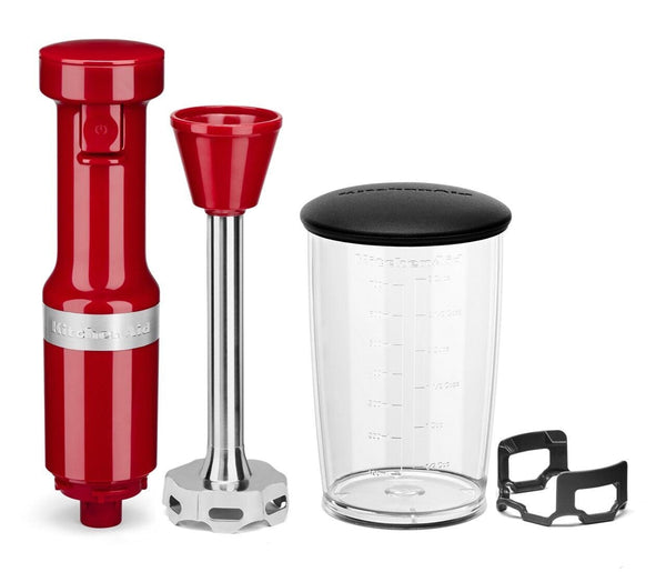 Variable Speed Corded Hand Blender with Blending Jar, Empire Red V2389