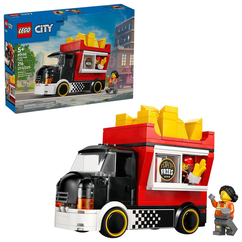 City Fries Food Truck Building Set - 60488, 216-pcs, Ages 5+ S7124