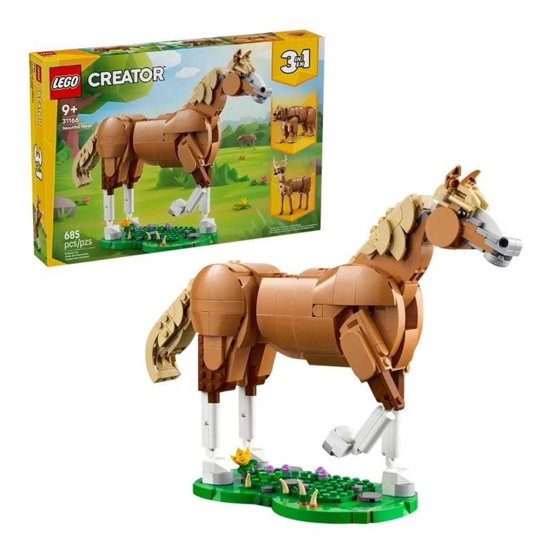 Creator 3-in-1 Beautiful Horse - 31166, 685-pcs, Ages 9+ Q8274