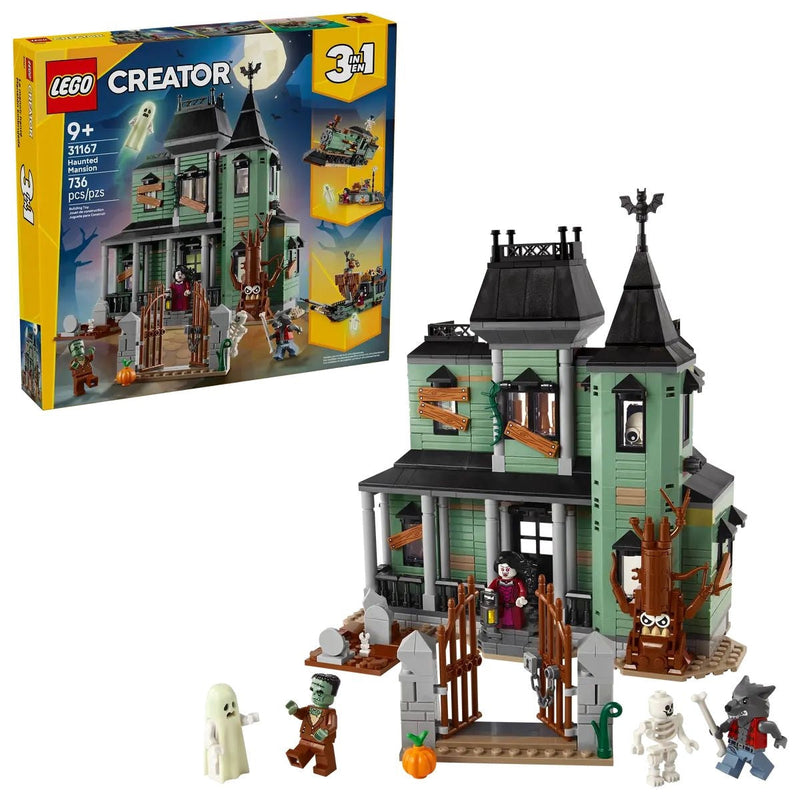 Creator 3-in-1 Haunted Mansion - 31167, 736-pcs, Ages 9+ G8317