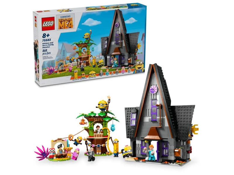 Despicable Me 4 Minions and Gru's Family Mansion - 75583, 868-pcs, Ages 8+ R4833