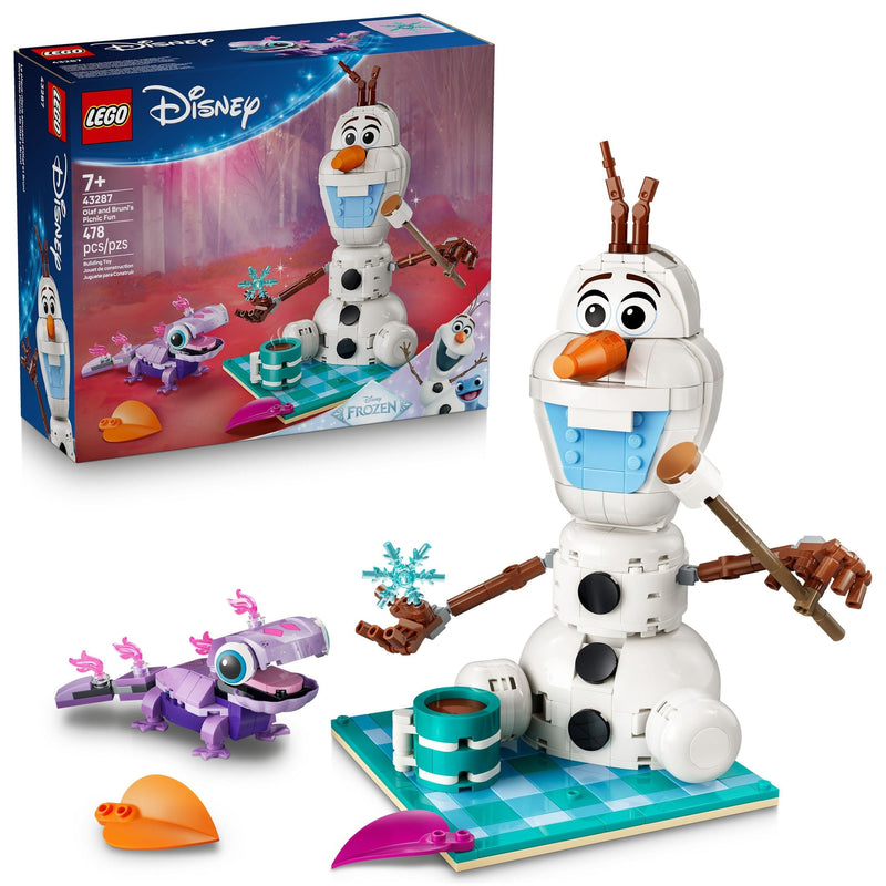 Frozen Olaf & Bruni’s Picnic Fun Toy Building Set - 43287, 478-pcs, Ages 7+ F9905
