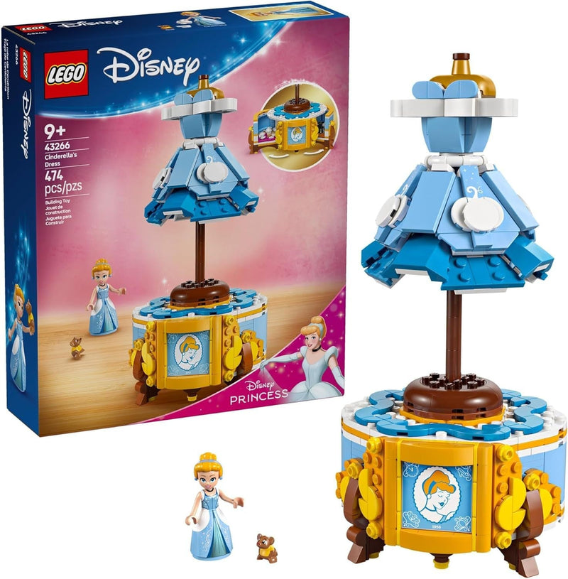Princess Cinderella’s Dress Toy - 43266, 474-pcs, Ages 9+ H4020