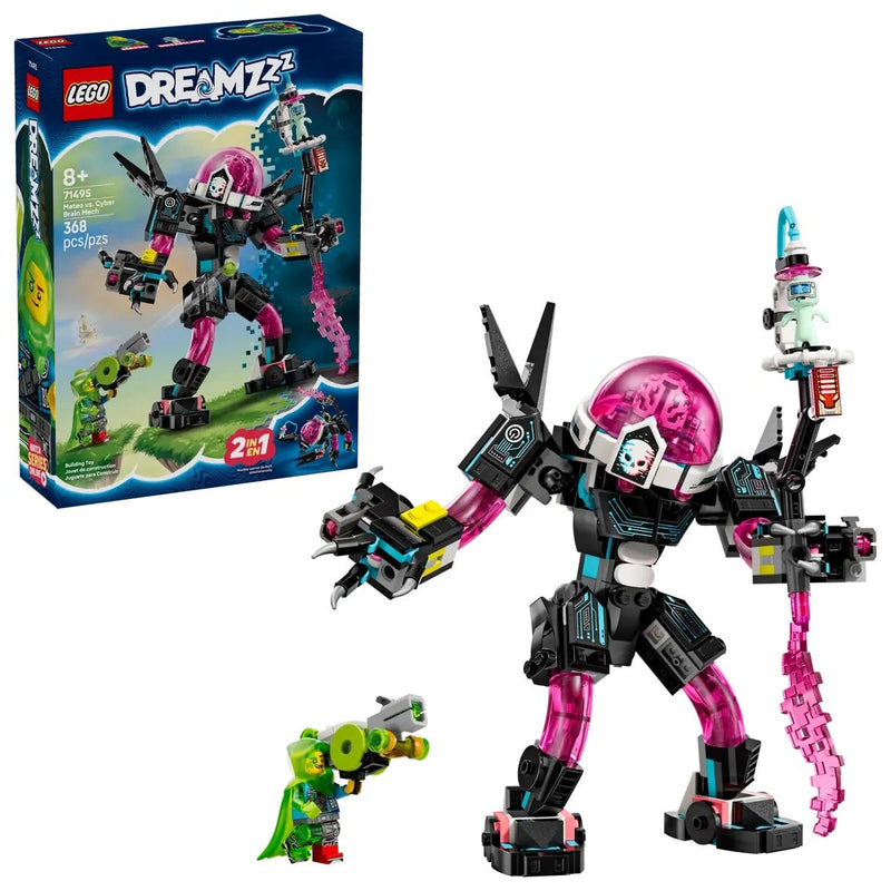 Mateo vs. Cyber Brain Mech Robot - 71495, 368-pcs, Ages 8+ P8443
