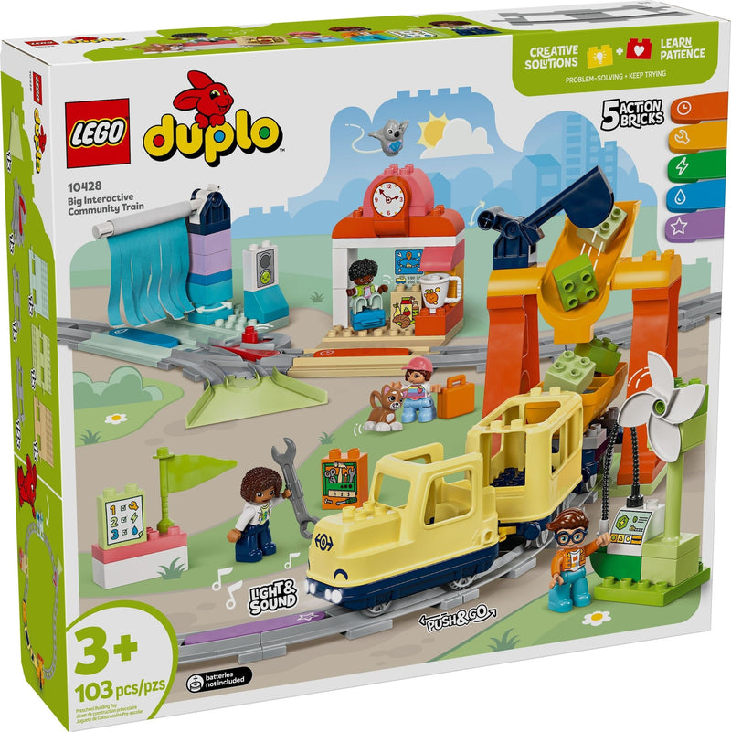 Big Interactive Community Train - 10428, 103-pcs, Ages 3+ E2941