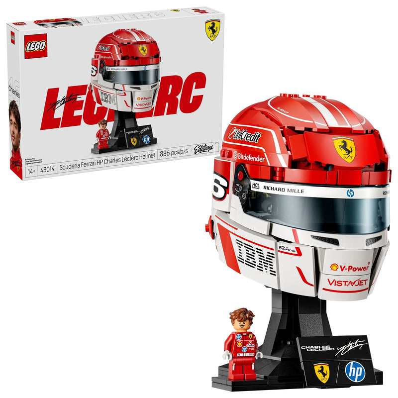 Editions Scuderia HP Charles Leclerc Helmet - 43014, 886-pcs, Ages 14+ G8214