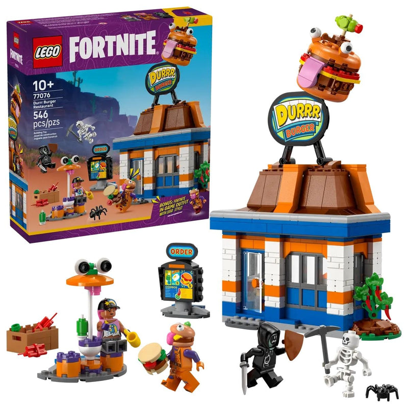 Fortnite Durrr Burger Restaurant - 77076, 546-pcs, Ages 10+ N1530