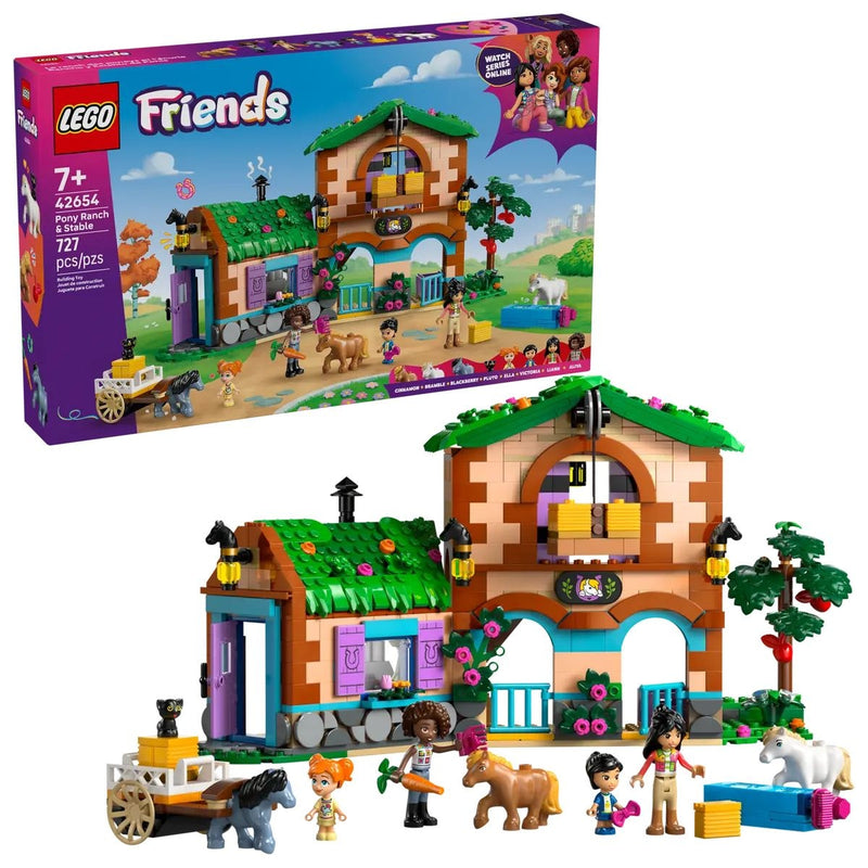Friends 42654 Pony Ranch and Stable for Ages 7+, 727-pc R5772