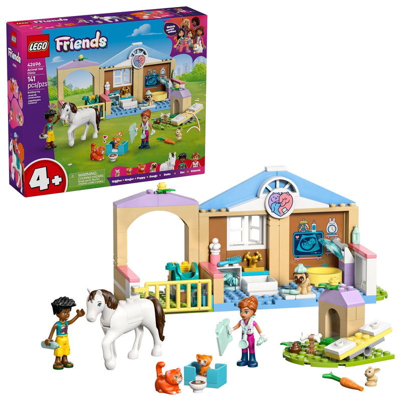 Friends Animal Vet Clinic Building Set - 42696, 141-pcs, Ages 4+ H9097