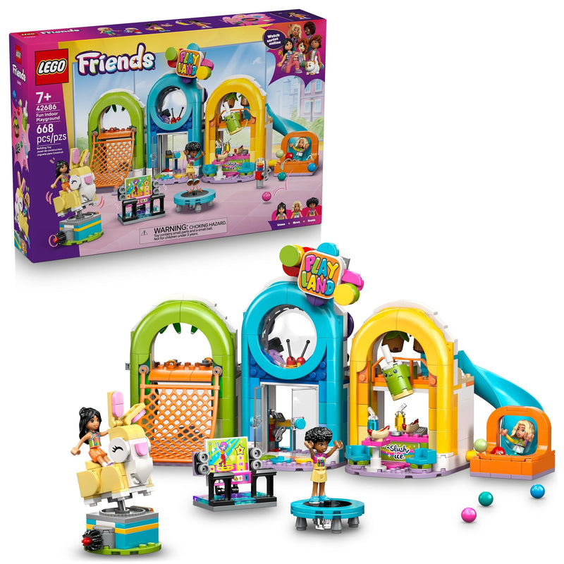 Friends Fun Indoor Playground Building Set - 42686, 668-pcs, Ages 7+ Z1973