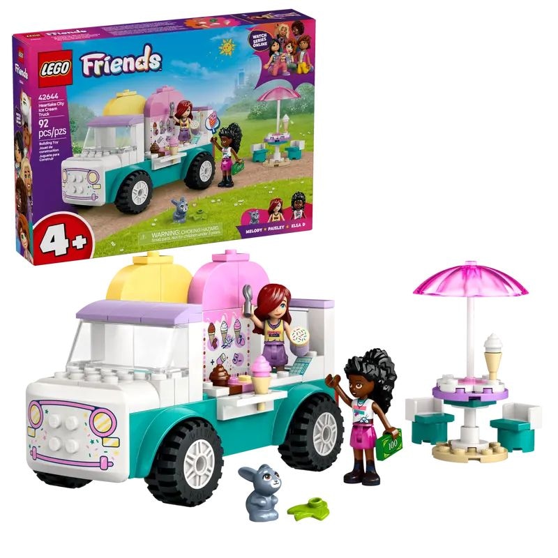 Friends Heartlake City Ice Cream Truck Set - 42644, 92-pcs, Ages 4+ W8155