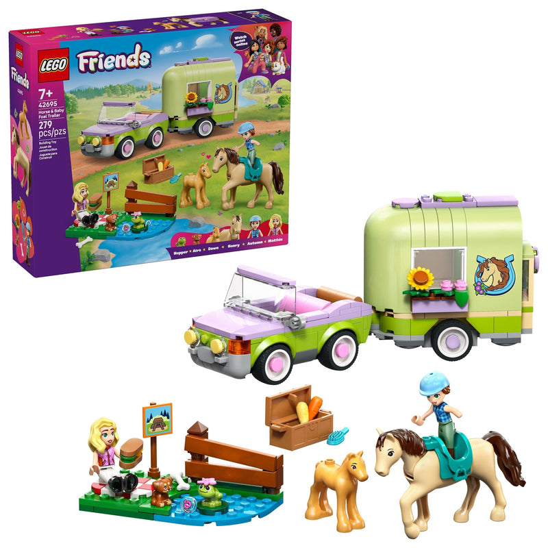 Friends Horse & Baby Foal Trailer - 42695, 279-pcs, Ages 6+ R8677