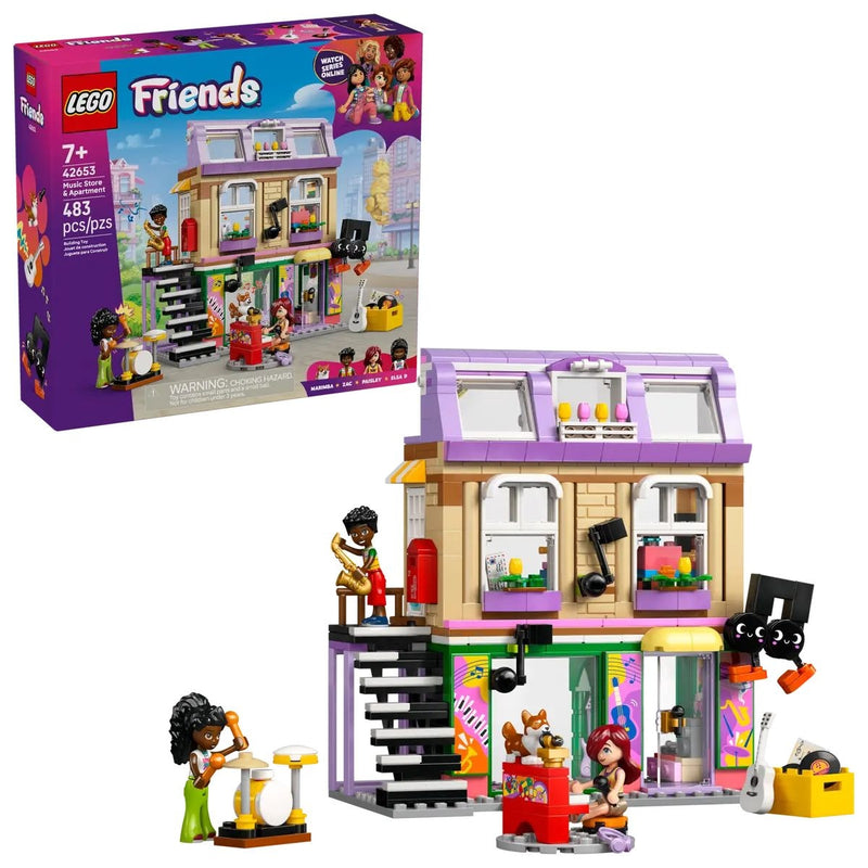 Friends Music Store & Apartment - 42653, 483-pcs, Ages 7+ S7915