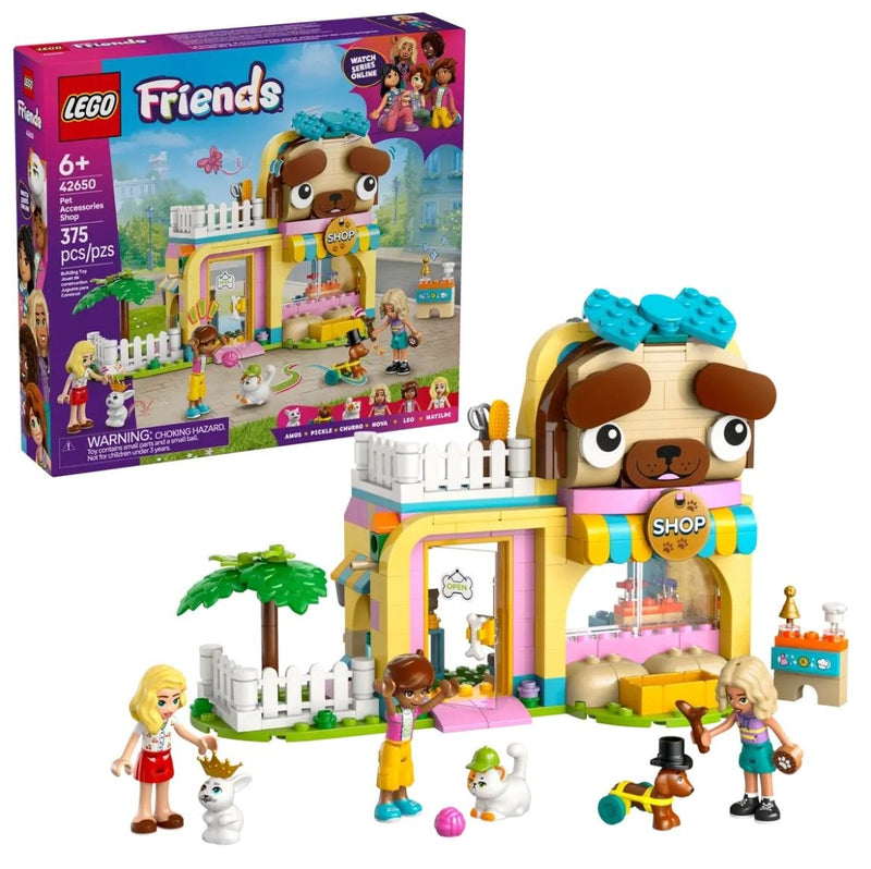 Friends Pet Accessories Shop Set - 42650, 375-pcs, Ages 6+ C1040
