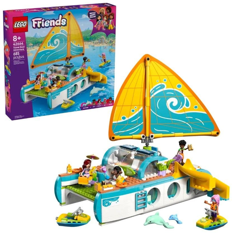Friends Travel Boat Adventure - 42664, 685-pcs, Ages 8+ R3458