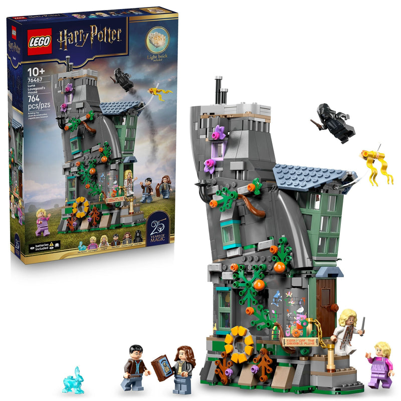 Luna Lovegood's House Toy Building Set- 76467, 764-pcs, Ages 10+ N4540