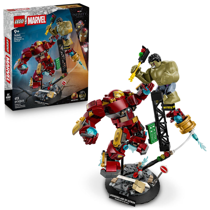 Marvel Epic Battle: Hulkbuster vs. The Hulk - 76343, 413-pcs, Ages 9+ B5625