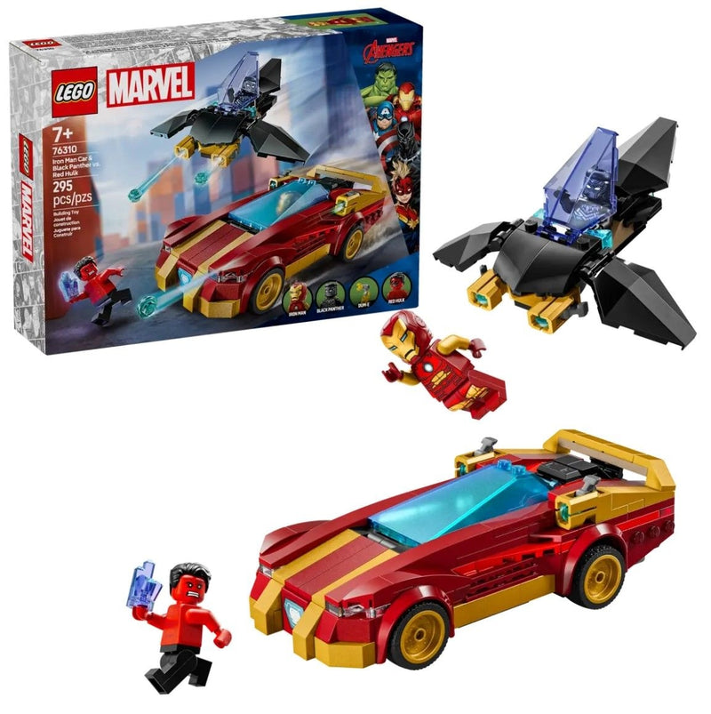 Marvel Iron Man & Black Panther vs. Red Hulk - 76310, 295-pcs, Ages 7+ O1301