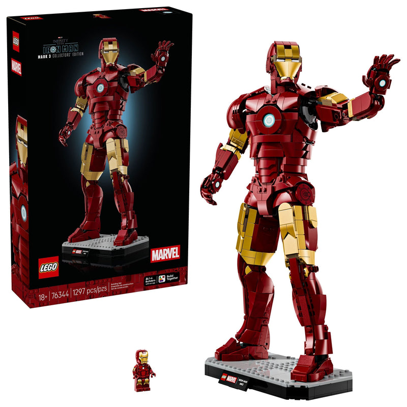 Marvel Iron Man Mark 3 Collectors’ Edition - 76344, 1297-pcs, Ages 18+ F5958