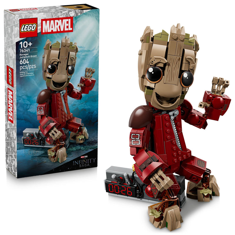 Marvel Ravager Jumpsuit Groot - 76341, 604-pcs, Ages 10+ Z1205